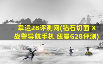 幸运28评测网(钻石切面 X战警导航手机 纽曼G28评测)